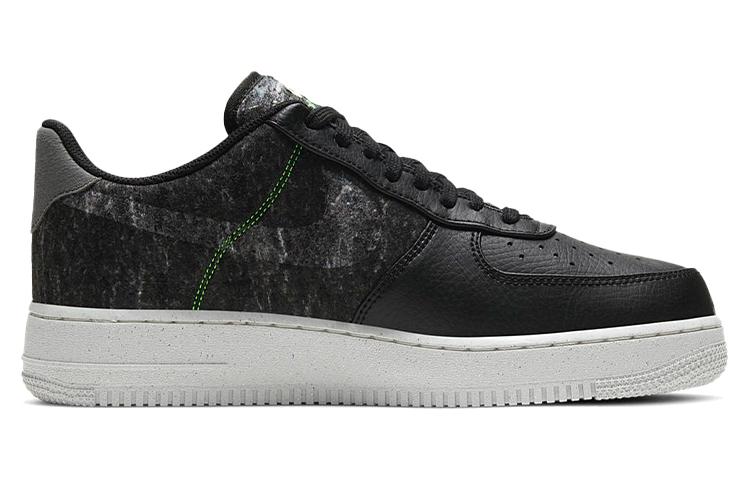 Мужские кроссовки Nike Air Force 1 Low '07 LV8 Черный Электрический Зеленый Черный/Электрический Зеленый/Светлая Кость/Прозрачный
