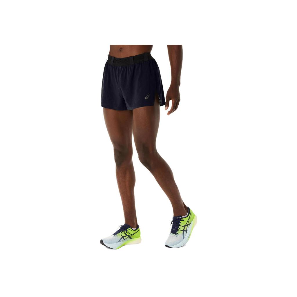 Asics Мужские шорты Metarun Split Shorts Navy 2011C752-001