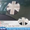 Новая пластиковая наклейка-крышка на лючок бензобака в стиле Union Jack для Mini Cooper S JCW R55 R56, детали экстерьера, аксессуары для автомобиля