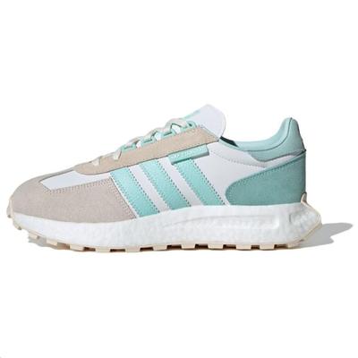 Originals Retropy Boost Кожаные Повседневные Удобные Нескользящие Прочные Кроссовки Унисекс с Низким Верхом для Повседневной Носки Серые Белые Синие IH3402