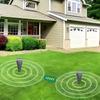 New Solar Powered Waterproof Screw Mole Repellent For Lawns Gopher Screw Repeller Outdoor Groundhog Deterrent Vibration Stakes