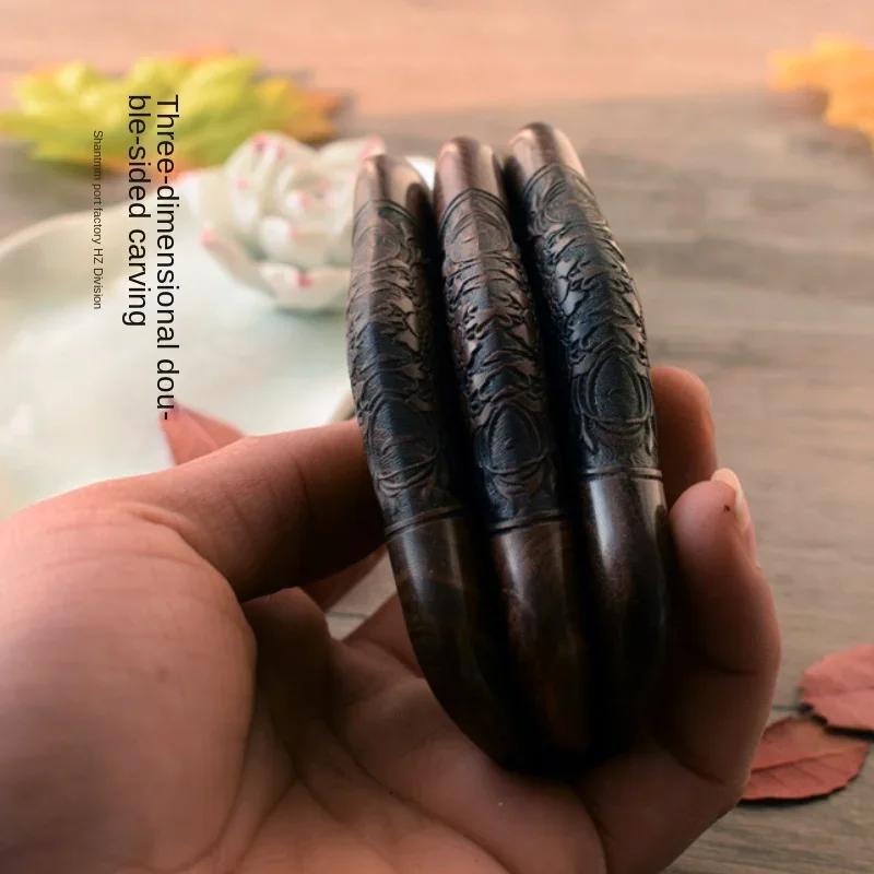 Pocket Wooden Comb Natural Black Gold Sandalwood Super Narrow Tooth Wood Combs No Static Lice Beard Comb Hair Styling