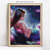 Diamond Embroidery Full Display Portrait Picture Rhinestones 5D DIY Diamond Painting Mermaid Decor Home Gift