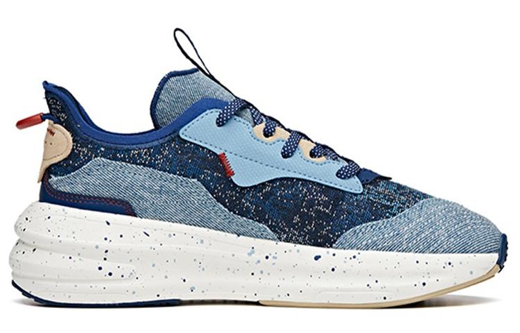 Men's Sneakers Anta C37 Series Lightweight Abrasion Resistant Low top Skateboard Shoes Men's White Blue