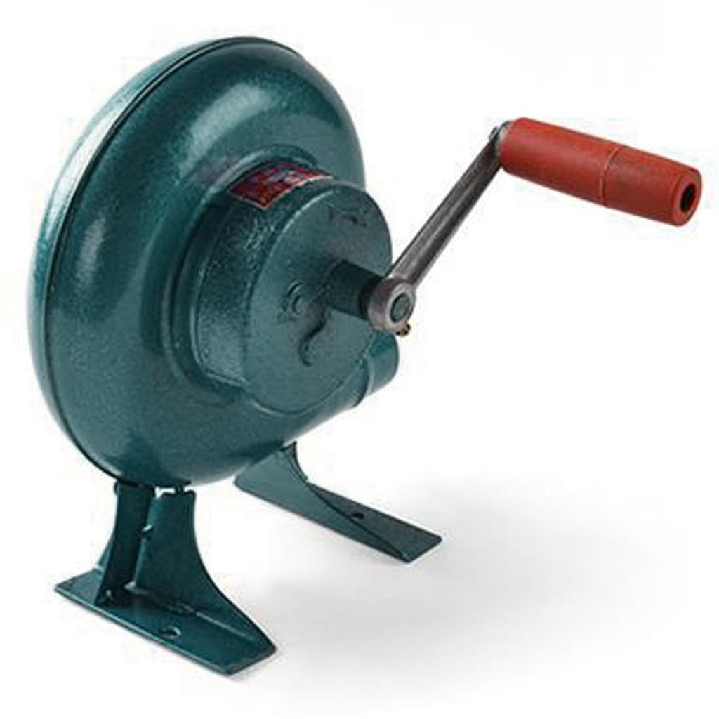 200 Вт Портативный воздуходув Ручной вентилятор Печь Инструмент с ручным приводом Используется для уличного воздуходува Железная шестерня Ручной гриль Розжигатель огня