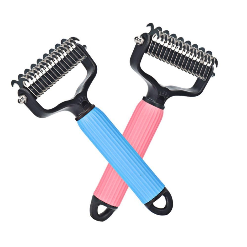 Remove Tangles Hair Grooming Tool Double-sided Puppy Hair Shedding Comb Practical Pet Supplies Cat