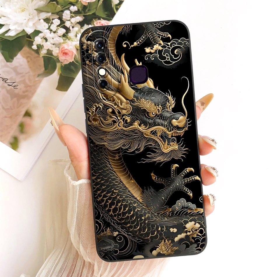 For Infinix Hot 8 / Hot 8 Lite X650 X650C X650B X650D Fashion Dusk Beach Painting Phone Case Shockproof Soft Silicone Bumpers