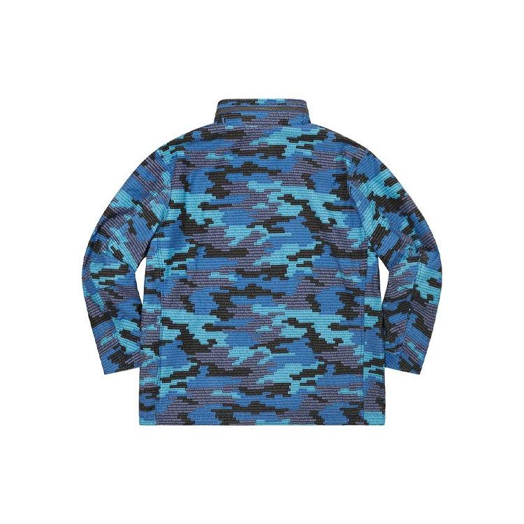Supreme Куртка M-65 с камуфляжным принтом и логотипом 'Сине-черная' Мужская SUP-SS21-521