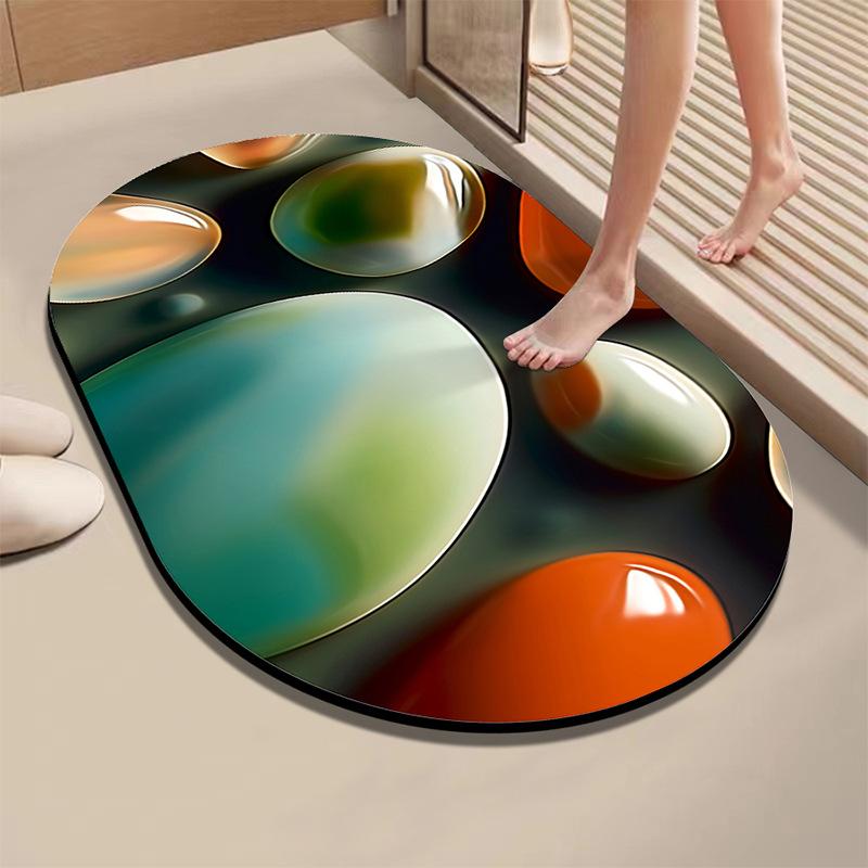 40x60см Диатомовая Грязь Быстросохнущий Впитывающий Нескользящий Коврик для Пола в Ванной