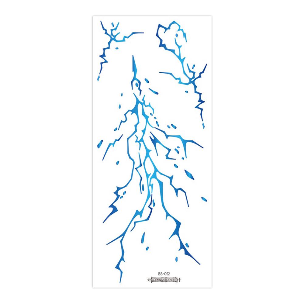 Водонепроницаемые тату-наклейки на Хэллоуин для группы Hunter Girl 2025 с венами и молниями