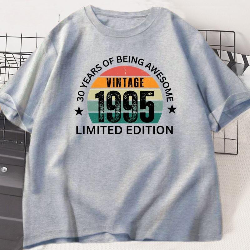 30th Birthday Gift Tshirt Made in 1995 Vintage Tee 30 Years Old Birthday Tshirt 1995 Birthday Gift for Unisex WOMEN Clothes Tops