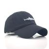 Shark Embroidery Baseball Caps Washed Cotton Snapback Hat Vintage Trucker Caps  Fish