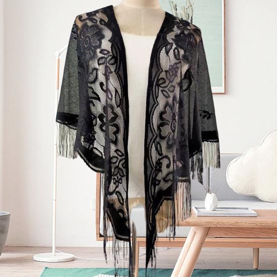 Солнцезащитный шарф, стильный тонкий сенсорный кружевной шаль, летний пляжный солнцезащитный шарф, шаль, женская шаль, женские аксессуары