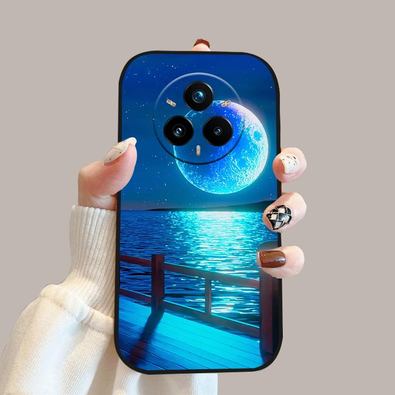 Модный Чехол С Цветной Печатью Для Realme 14 Pro+ 14 Pro Plus 5G Силиконовый ТПУ Мягкий Чехол Для Телефона Для Realme 14 Pro Бампер Fundas Сумка