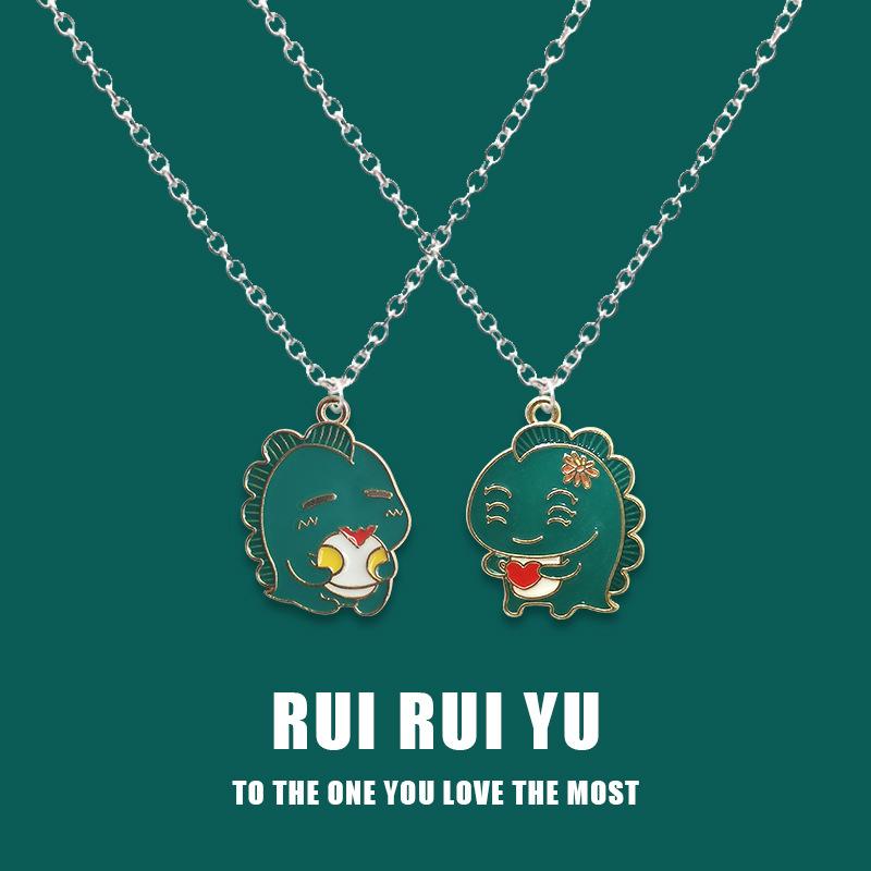 RUI RUI YU Little Monster ожерелье кулон для женщин мужчин подруга пара любовник ювелирные изделия подарок
