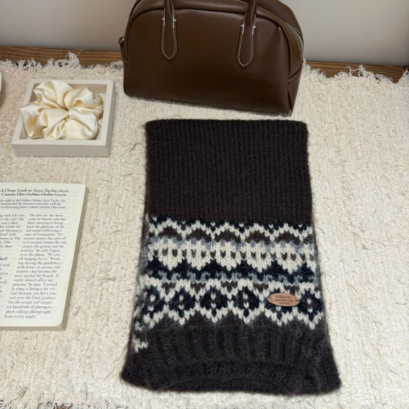 Christmas Scarf New Atmosphere Autumn and Winter Scarf New Scarf Winter Warm Scarf