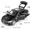 1/32 Benz AMG GT63 Модель автомобиля Литой игрушечный автомобиль с откидным механизмом, звуком и светом, дверь может открываться, игрушечный автомобиль для детей, подарок