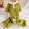 Soft Winter Dog Jumpsuit Thicken Dogs Cold Weather Clothes  For Dogs Puppy Cats