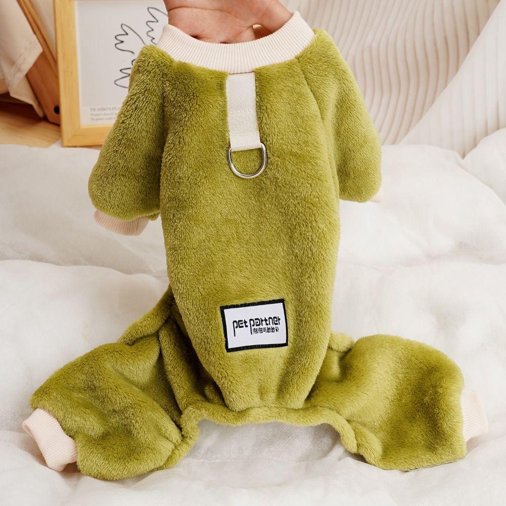 Soft Winter Dog Jumpsuit Thicken Dogs Cold Weather Clothes For Dogs Puppy Cats