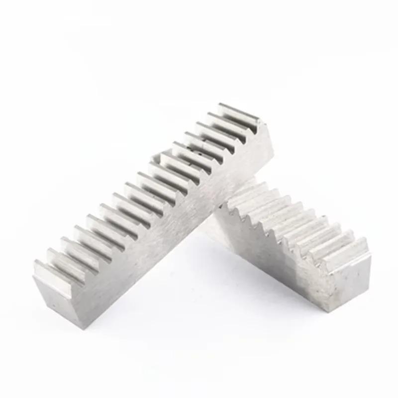 0.5M 1M Зубчатая рейка из нержавеющей стали 304 Модуль 0.5 1 Прямозубая рейка Приводная рейка Длина 200/300/500мм 5x5 5x8 5x10-15x15 Прямозубая рейка