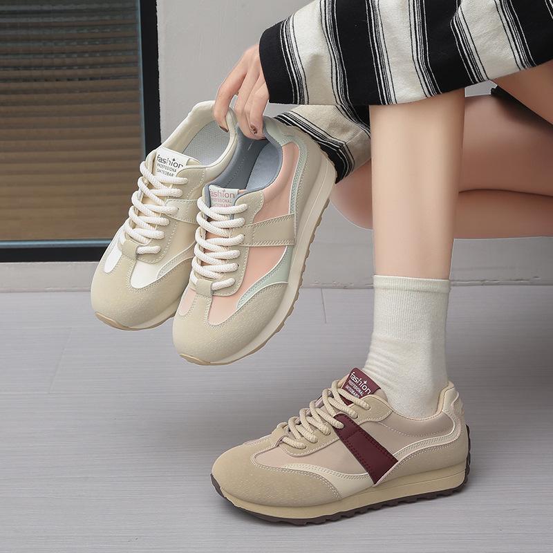 New Ins Forrest Gump Shoes Women's Spring and Autumn Student Sports Running Shoes Casual Shoes Platform Heightening Shoes