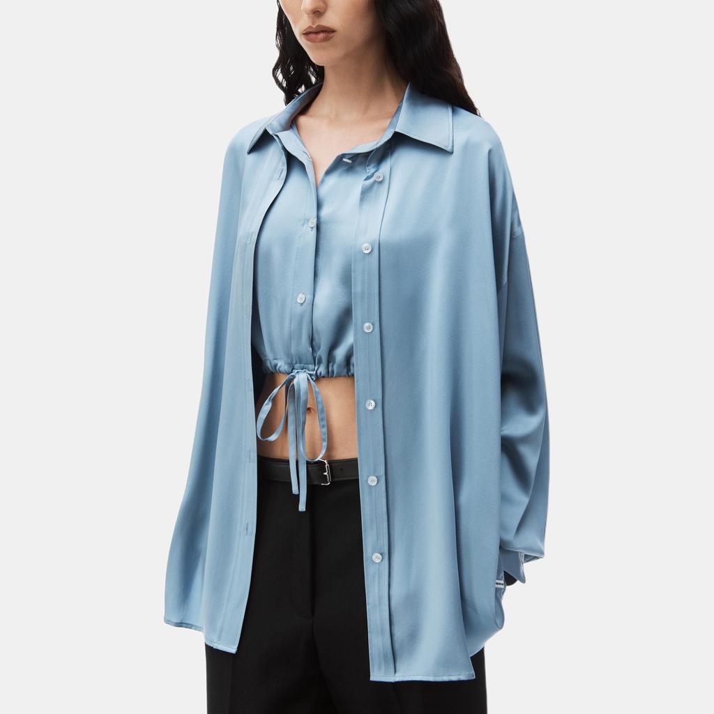 Alexander Wang SS24 Shirt Women's Blue 4WC12414444-71B