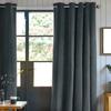 БАРХАТ - 100% полиэстер, бархатистая на ощупь штора для гостиной или спальни - 140 x 250 см, цвет карбон-серый