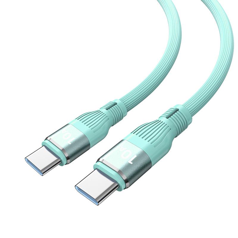 Быстрозарядный кабель 120 Вт двойного типа Type-C для Apple 15/16 и ноутбуков Huawei, 6A Flash Charging, совместимый с PD