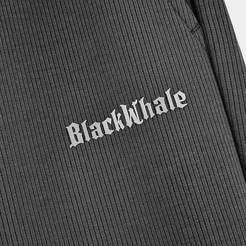 Мужские прямые повседневные спортивные штаны HLA Black Whale
