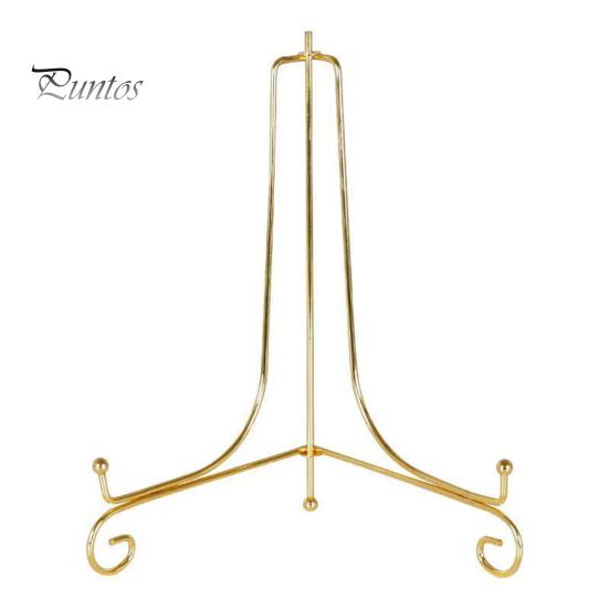 Подставка для фоторамки из золотого железа, небольшой складной мольберт, подставка для фотокартин и произведений искусства