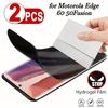 2 шт. Гидрогелевая пленка для полной защиты конфиденциальности для Motorola Edge 60 Fusion 60 Stylus 50 Ultra 40Pro 50 Neo Антишпионская мягкая пленка Без стекла