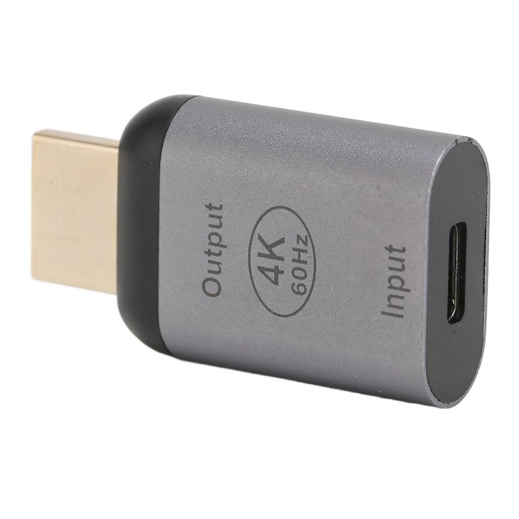 Адаптер USB C Female на Male 4K 60 Гц Высокоскоростной Plug and Play Type C на HD Multimedia Interface для ПК Телефона Планшета