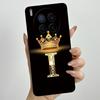 Чехлы для телефона Tecno Camon 40 Premier 5G CM8 Чехлы с короной и начальной буквой Мягкий жидкий силикон Продвинутый корпус с защитой от отпечатков пальцев