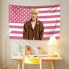 Jaehyuns American Flag Tapestry Kpop Boy Group Member Home Decoration Bedroom Dormitory Background Cloth Concert Decor Fans Gift