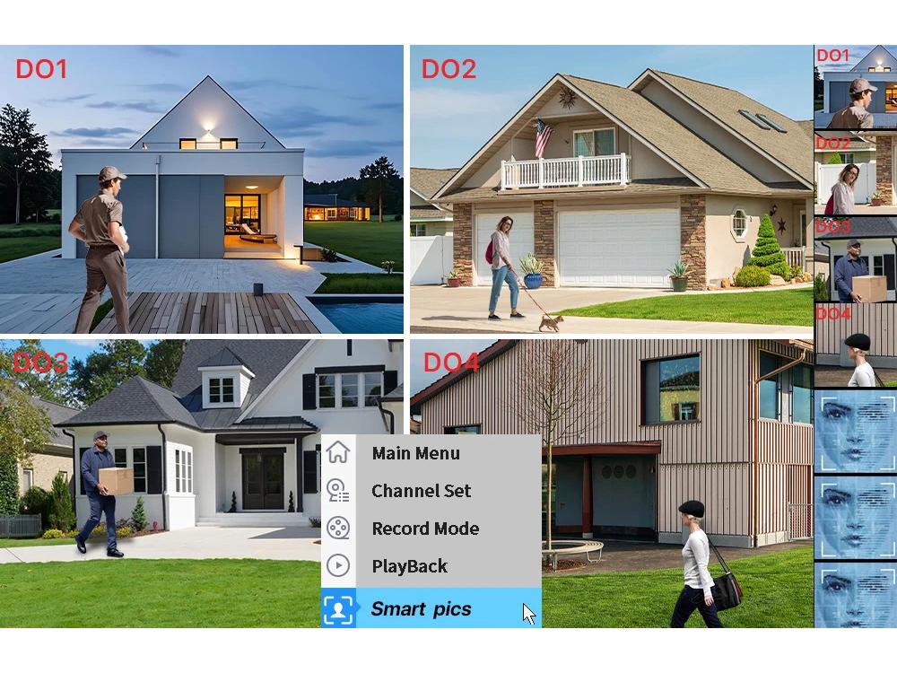 Система мониторинга WiFi CCTV с PTZ-камерой и DVR-дисплеем