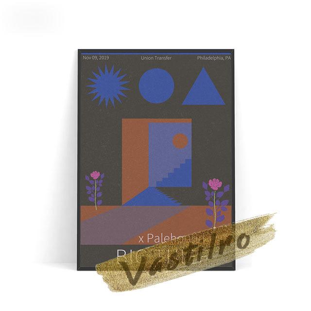 Рок-группа певец ретро постер популярная музыкальная звезда настенная живопись на холсте