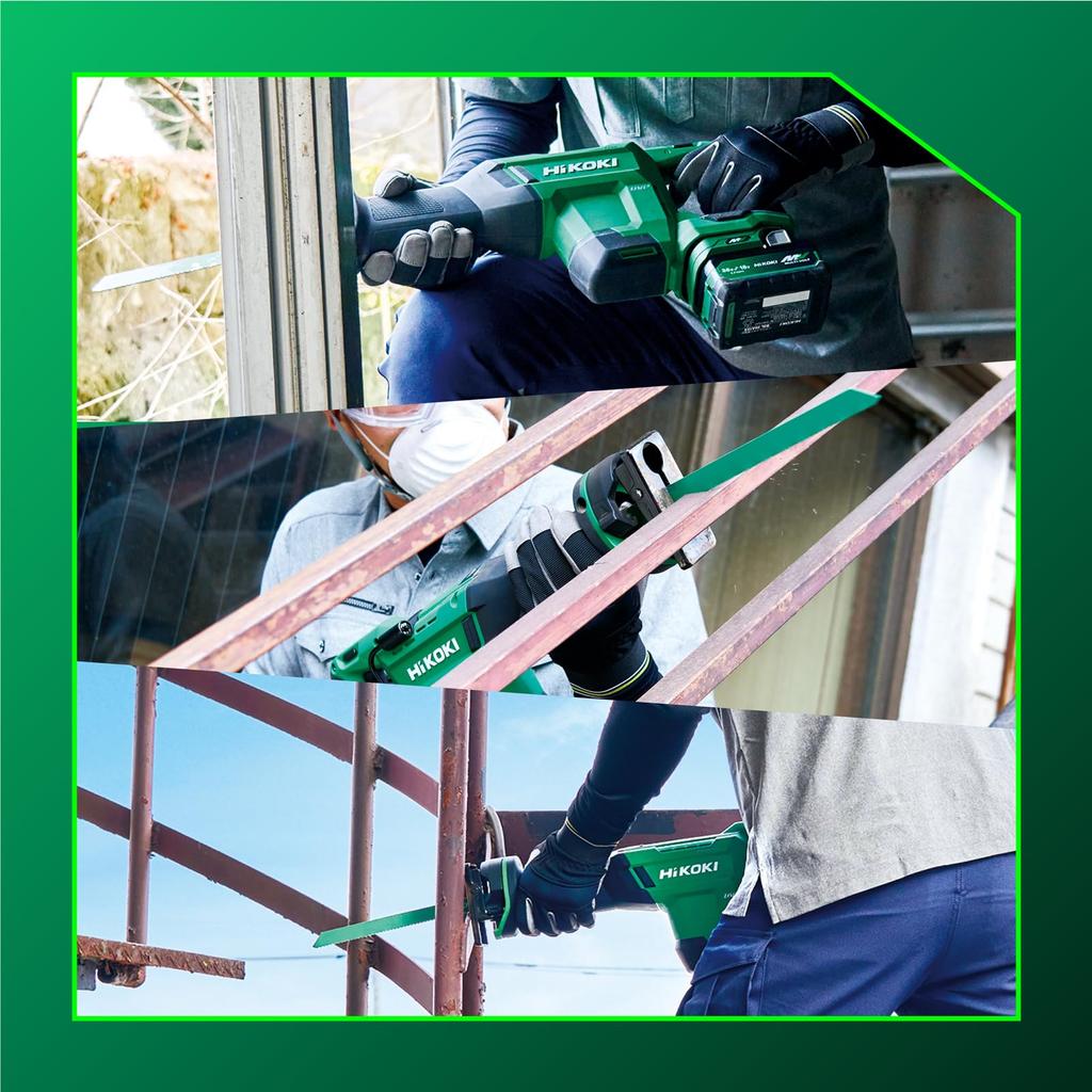 HiKOKI 36V Cordless Reciprocating Saw CR36DSA and Charger Sold (Battery Separately) CR36DSA(NN)