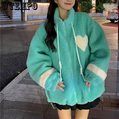 Флисовая куртка женская с воротником-стойкой, толстые теплые пальто на молнии, осенне-зимние женские плюшевые куртки большого размера