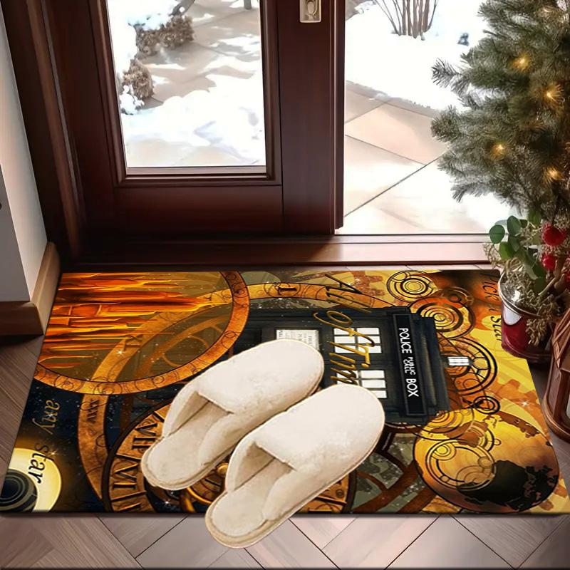 telephone booth Carpet, Chair Rug,Rug for Office Bedroom living rooms, Doormat decor Fan Gift Christmas Gift