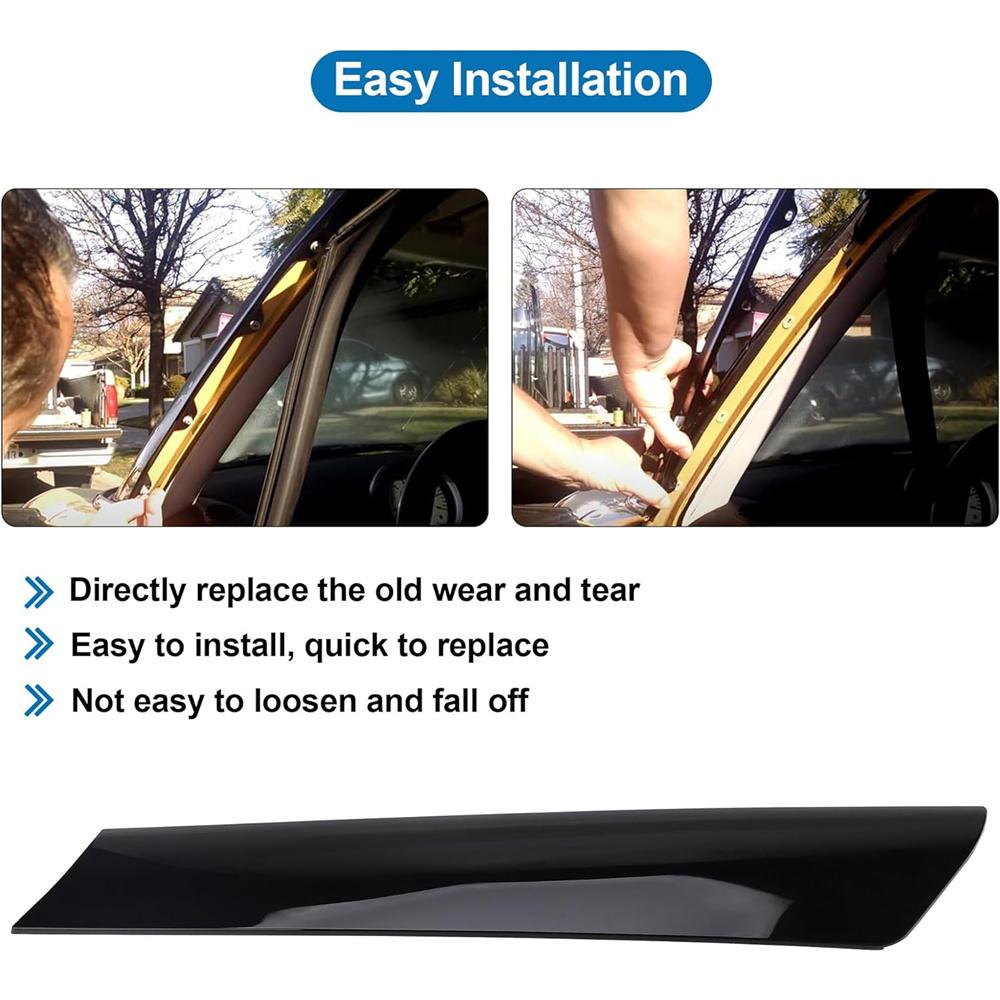 Накладка передней правой стойки лобового стекла черная 51137128158 Для Mini Cooper R50 R52 R53