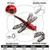 7.5cm/6.2g Dragonfly Imitation Bait Topwater Crawling Insect Lure for Fly Fishing Lifelike Fly Replica