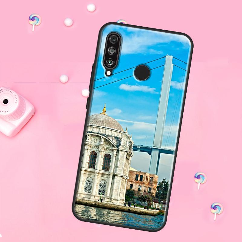 Турция Стамбул Пейзаж Здание Для Huawei Nova 11 Pro 10 9 SE Y70 Y60 Y90 Y61 Y91 Y73 Y72 12s 12i 11i 8i P30 P40 Lite Чехол