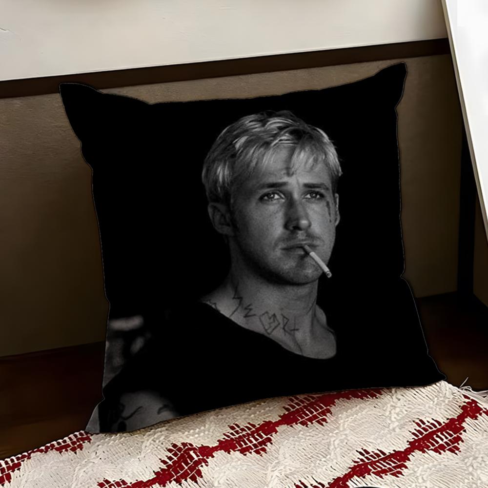 Singer RRyan Gosling Cushion Cover Reversible Soft Durable Pillow Cover Home Car MultiScene Use for Daily Comfort