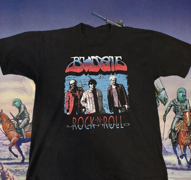 BUDGIE Band Rock N Roll San Antonio Shirt Unisex Concert S to 5XL SN563 Unisex T-Shirt