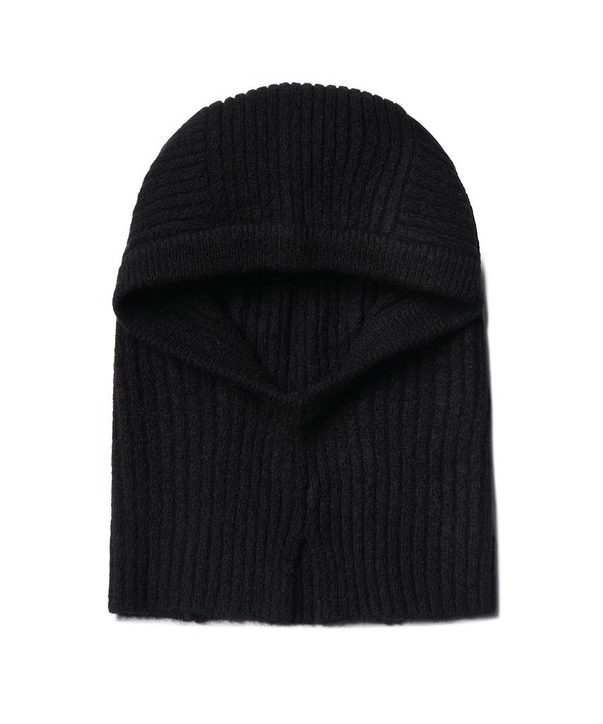 MUSINSA STANDARD WOMAN Женская мягкая балаклава из буклированной вязки [Черный]