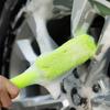 Car Wash Microfiber Wheel Tire Rim Brush Portable Car Wheel Wash Cleaning for Car with Plastic Handle Auto Washing Cleaner Tools