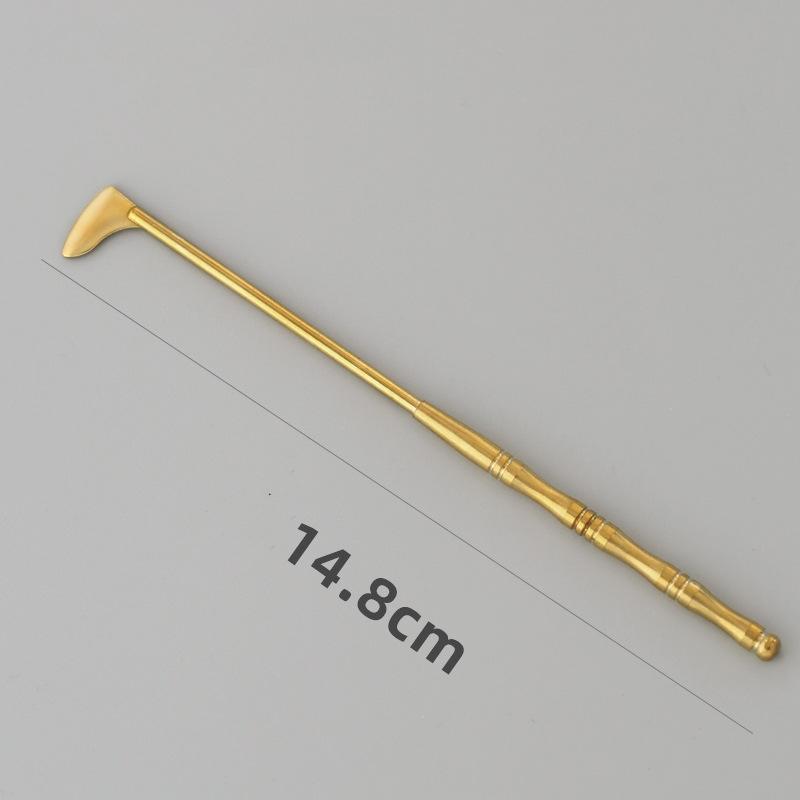 Латунные инструменты для благовоний Сделай сам Бытовые удлинительные аксессуары Ароматерапевтическая печь Бутылочка для благовоний Ложка для благовоний Инструменты для сметания благовоний