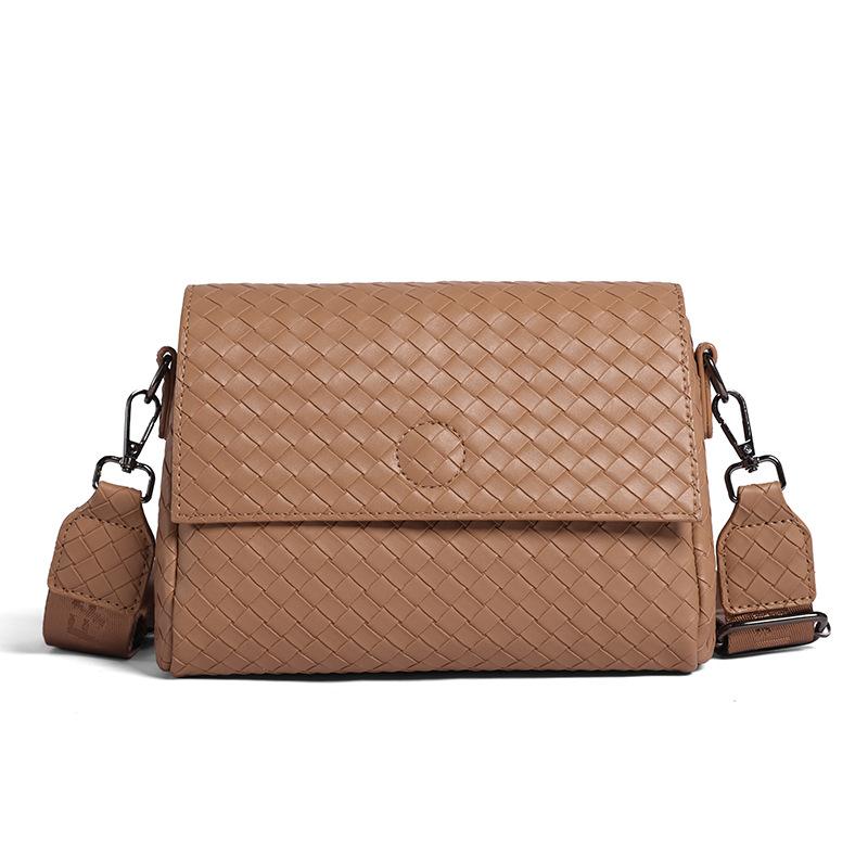 Тканая сумка-мессенджер с тиснением, сумка с двойным плечевым ремнем, ручная сумка, наплечная сумка кросс-боди для женщин