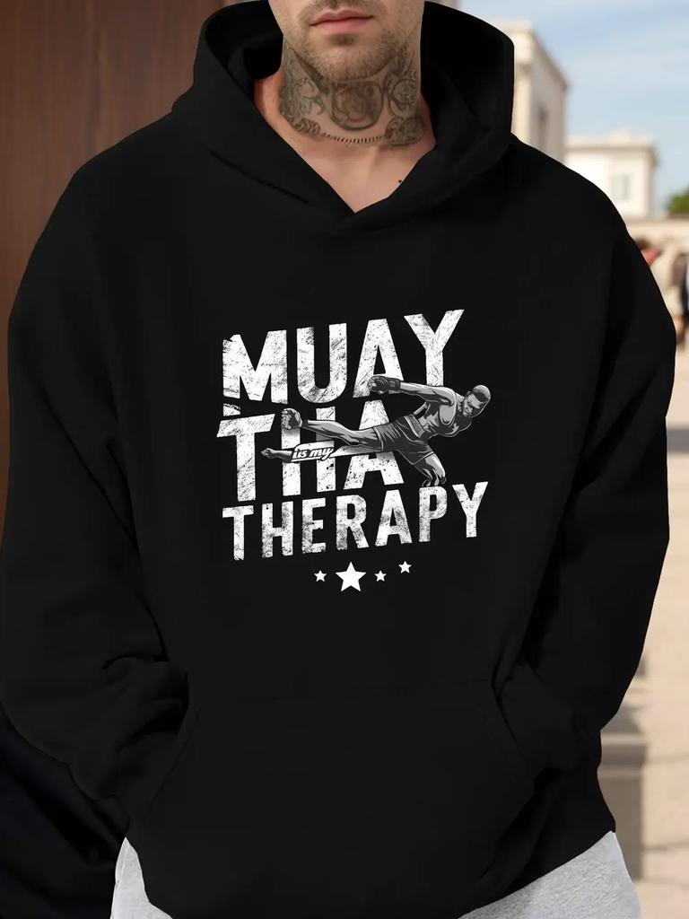 Худи с графикой Муай Тай