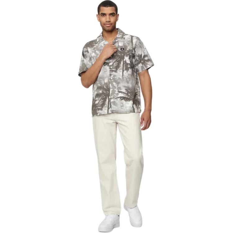 Converse Resort Palm Trees Button-Down Shirt 10026435-A01